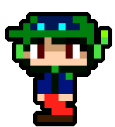 GIF of theLuigiguy running